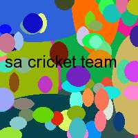 sa cricket team